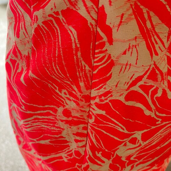 Britt Ryan Bow Evening Cocktail Pink and White Dress - Picture 3 of 5